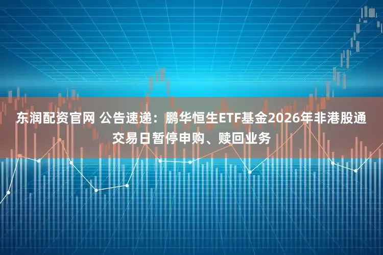 东润配资官网 公告速递：鹏华恒生ETF基金2026年非港股通交易日暂停申购、赎回业务